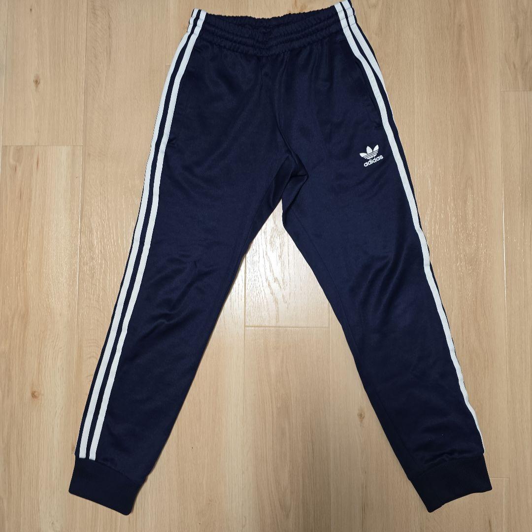 adidas ジャージ上下セット ネイビー 3本ライン