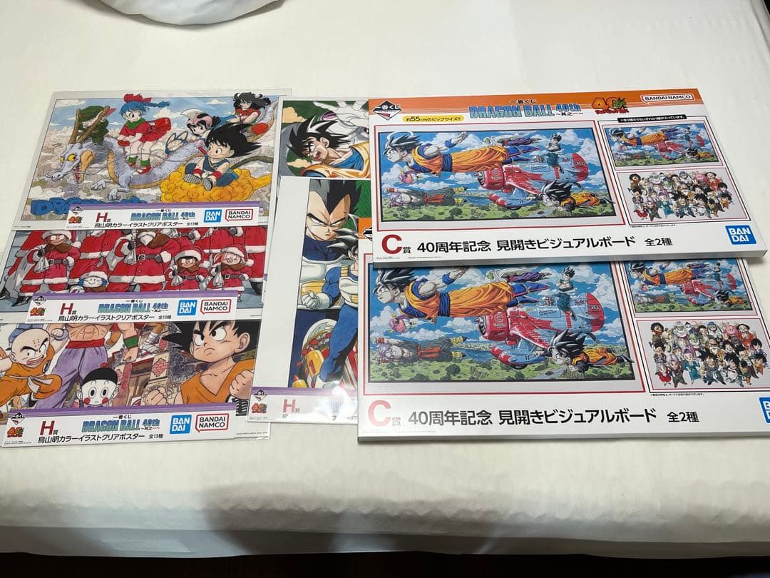 ドラゴンボール一番くじ40周年ビジュアルボード　クリアポスター