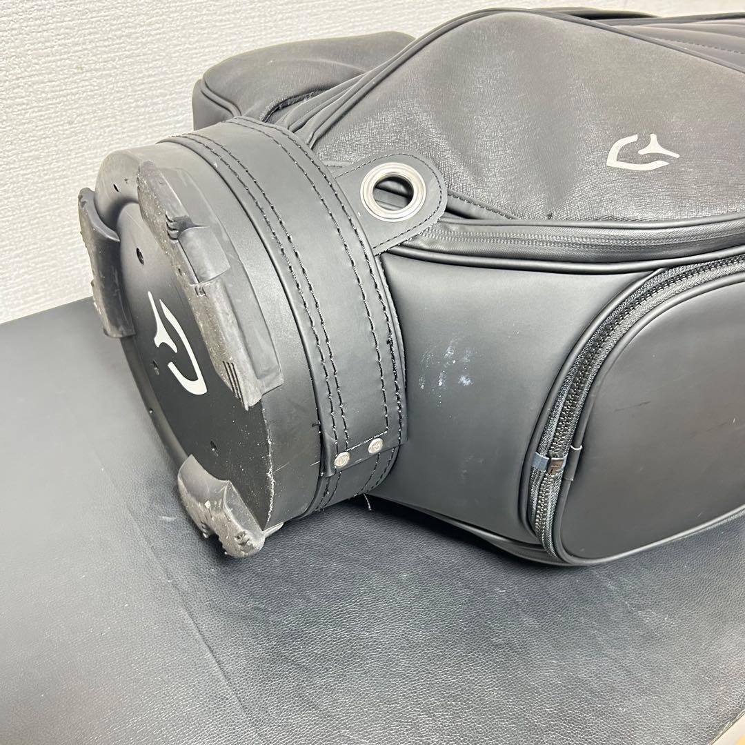 【良品】VESSEL APX Staff キャディバッグ 9型 6分割 ブラック