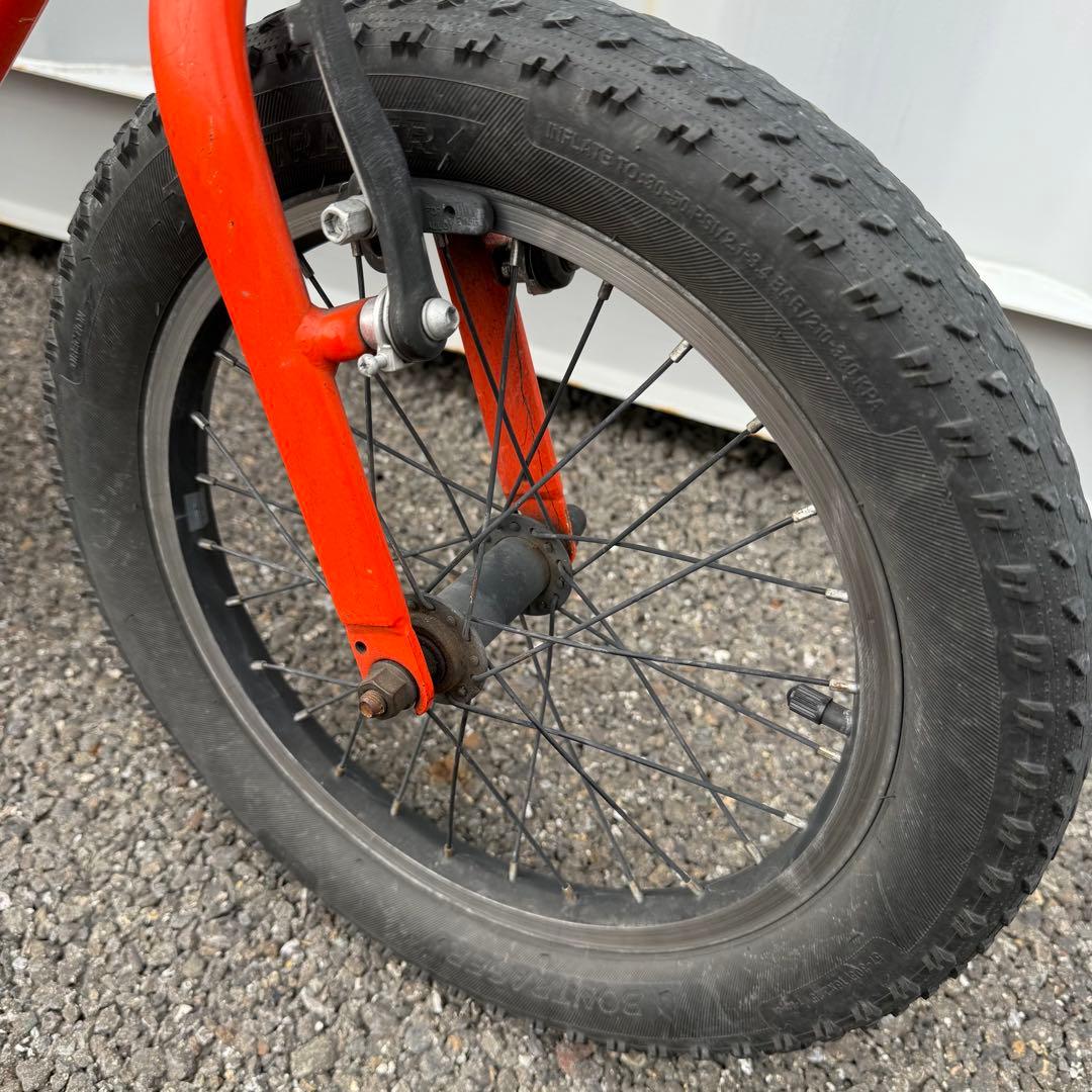 子供用自転車 16インチ Precaliber 身長99-117cm オレンジ