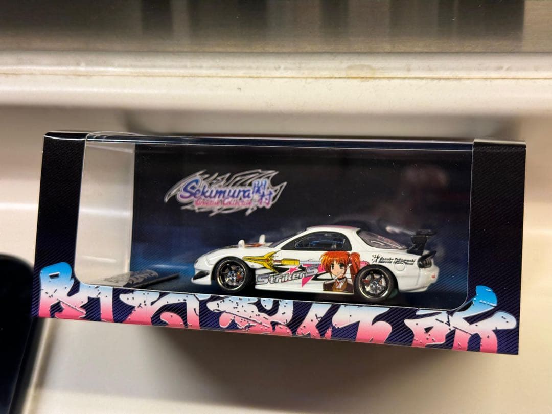 1/64 改 RE雨宮 RX-7 FD3S 痛車 RAYS 風 関村