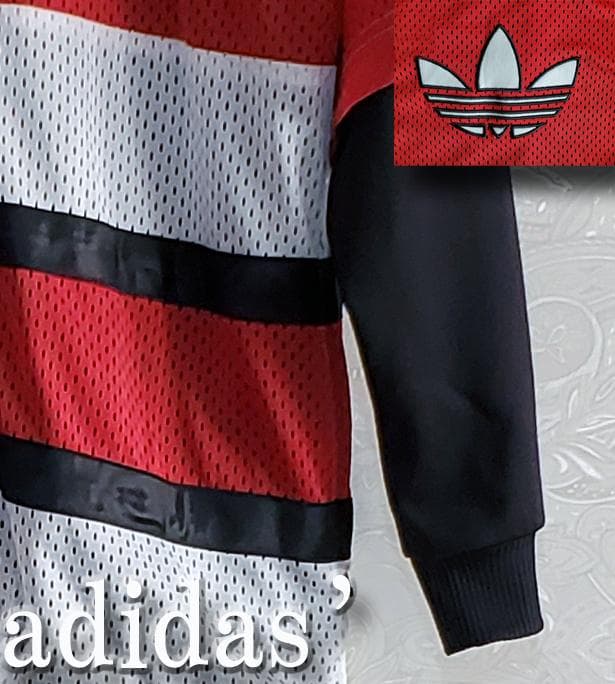 adidas(アディダス)　スポーツアディダスメッシュジャージno10サイズM