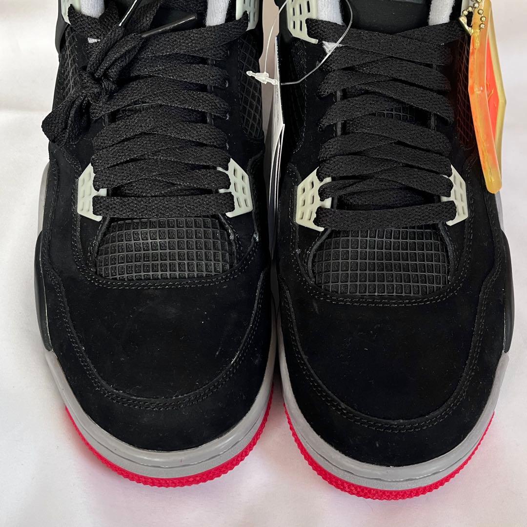 【未使用】NIKE ナイキ エアジョーダン4 レトロ ブラック 28