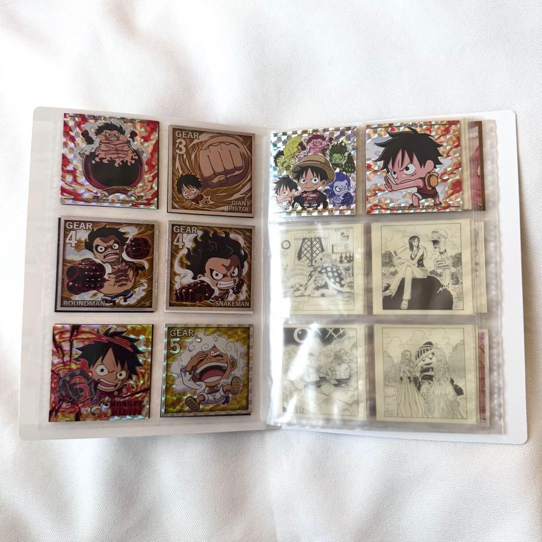 ONE PIECE ルフィ　ステッカー　原画展　にふぉるめーしょん　まとめ売り