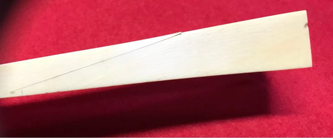 三味線撥100 天然素材マンモス/三味線/弦楽器/バチ