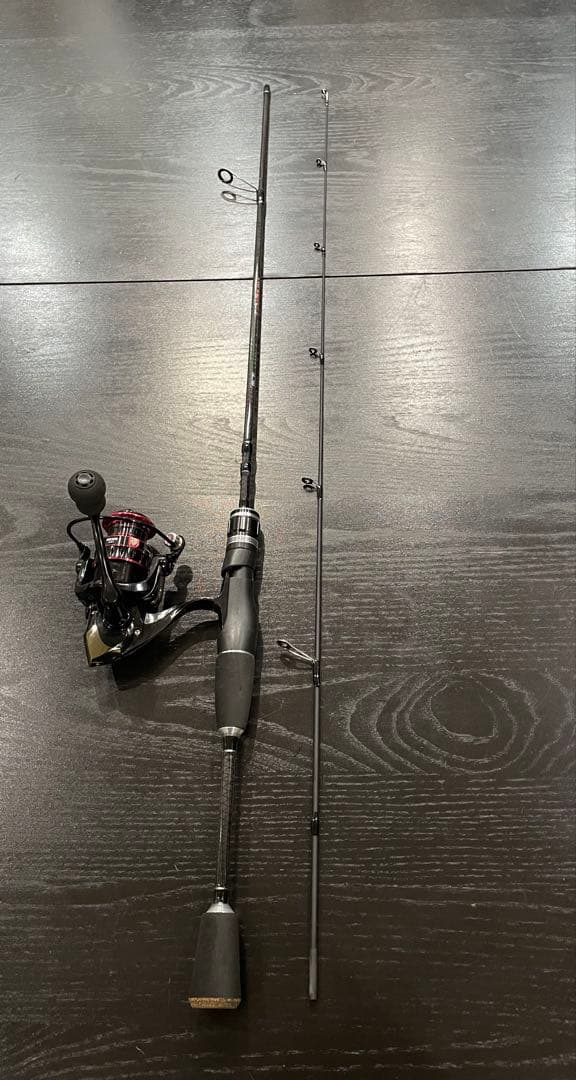 釣りセット2ピーススピニングロッド（198㌢）1000番スピニングリールライン付