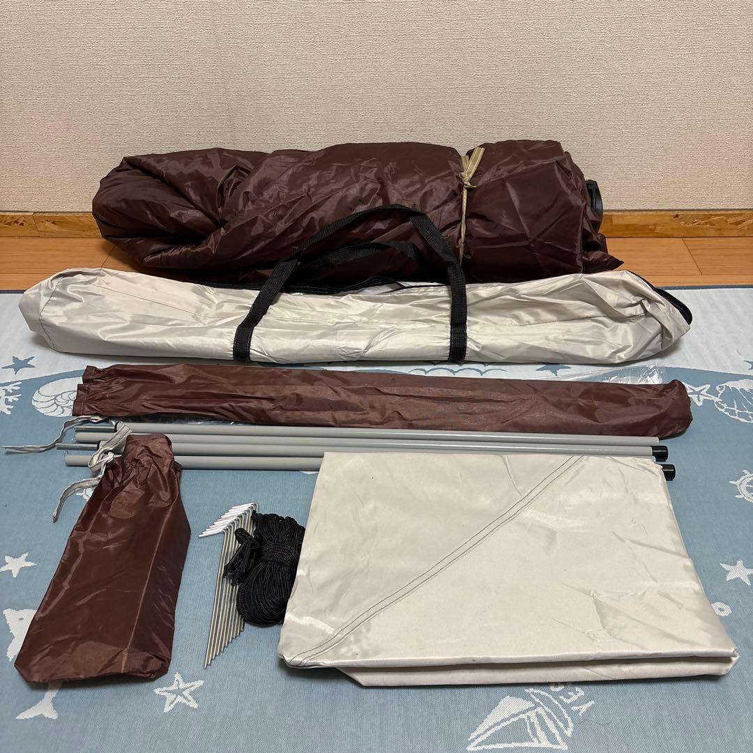 R*a様 フロントホール付ワンタッチ4人用キャノピーテント