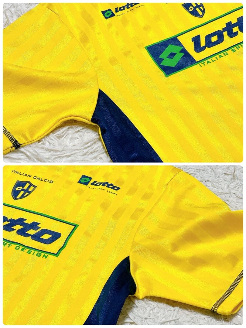 【美品】希少 ロット 90s サッカーシャツ ユニフォーム 黄 ヴィンテージ