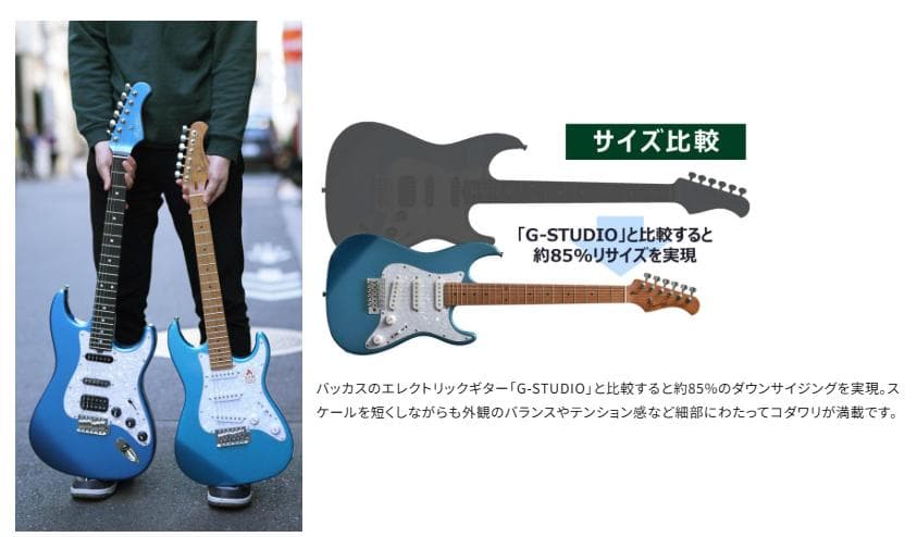 ✨新品✨バッカス 楽器店オリジナル ミニサイズギター