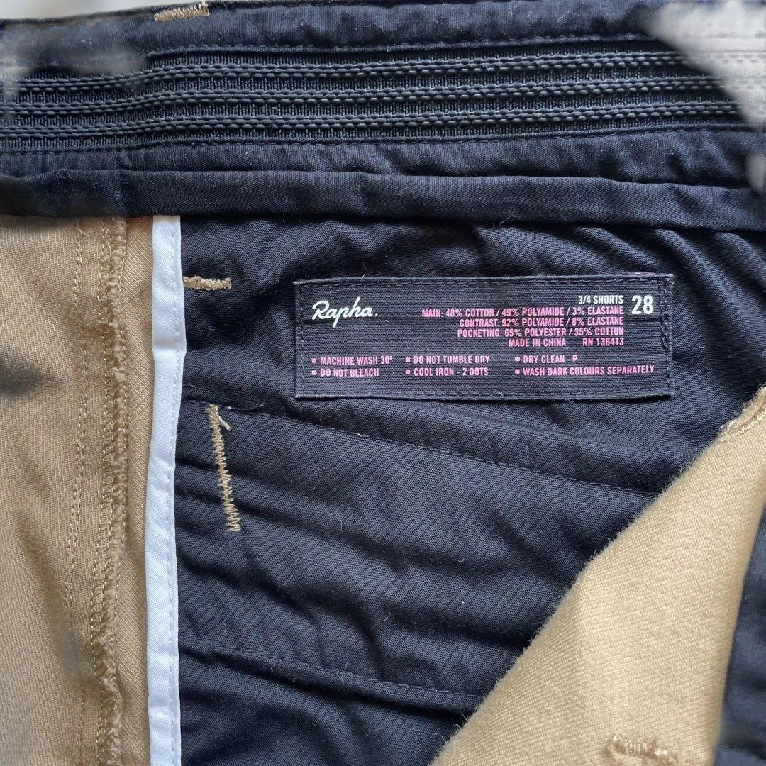 Rapha 3/4Shorts 28インチXSサイズ