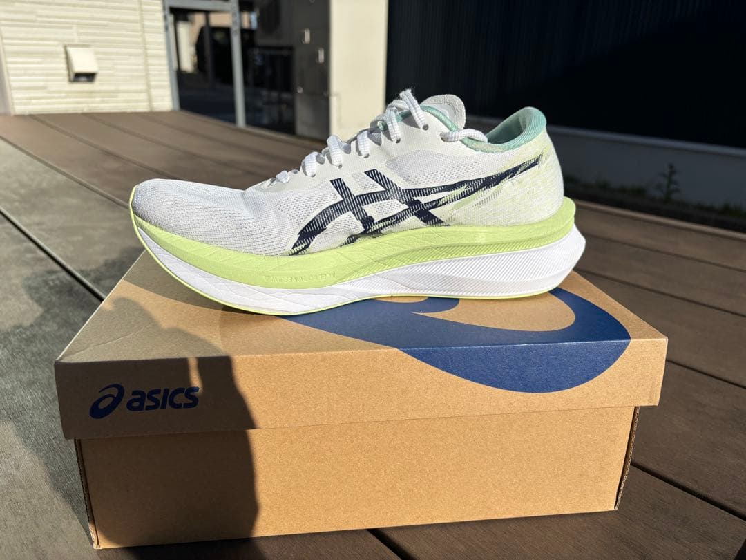 アシックスASICS　マジックスピード4 26.5cm メンズホワイト/ミント