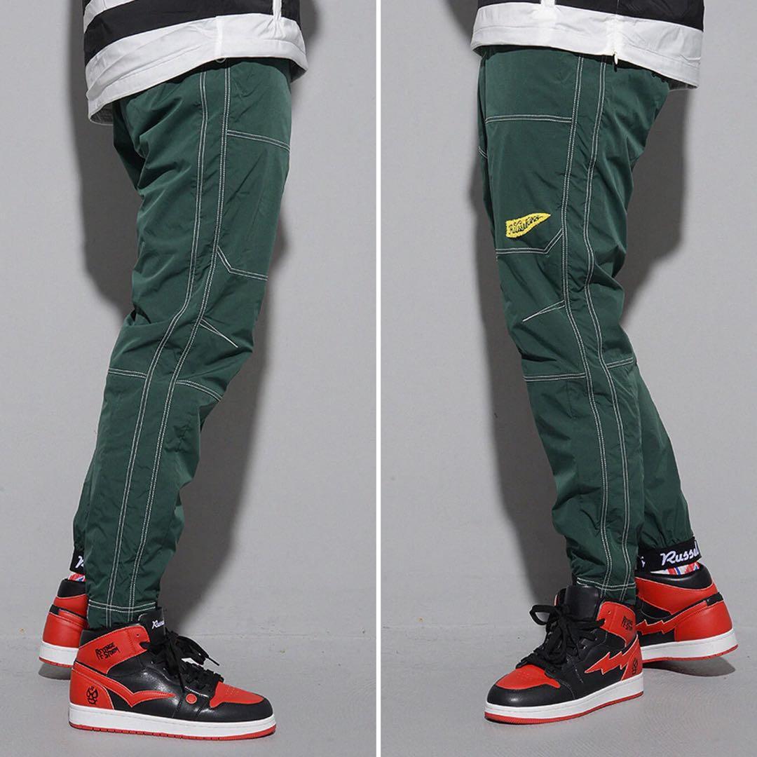 新品 ラッセルノ ゴルフ ウィンド ストップ ロング パンツ グリーン XL 6