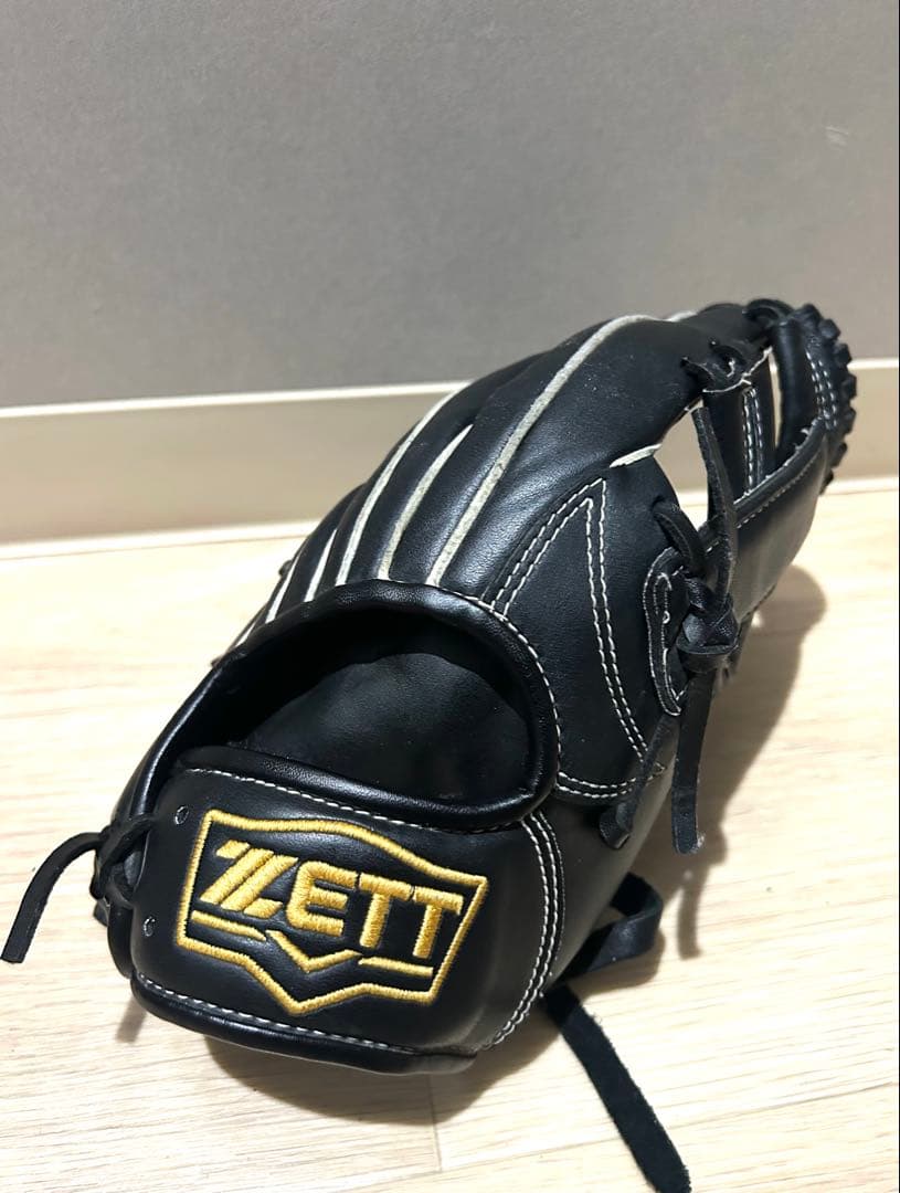 ZETT少年野球グローブ スパイク24.5cm 審判用キャップ 3点セット