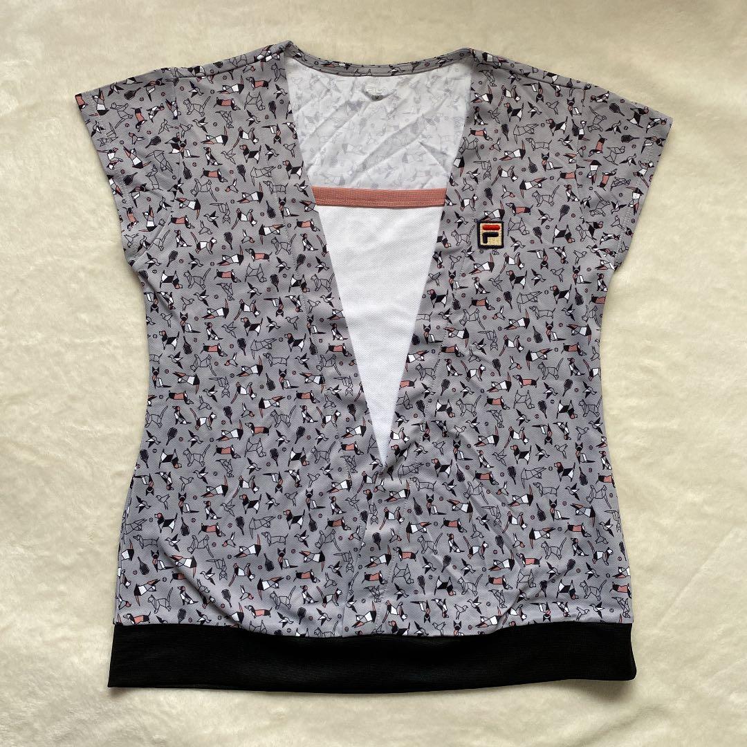【FILA】フィラ　犬猫テニスウェアセットアップ　　Mサイズ
