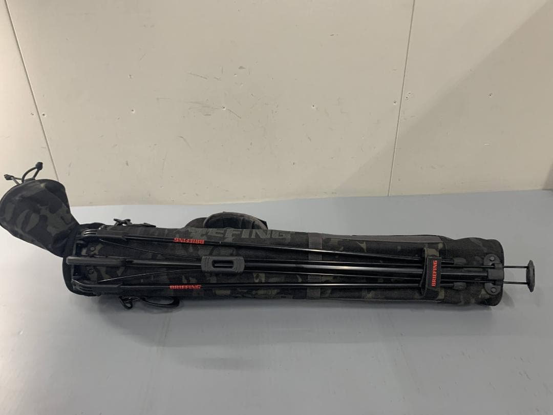 BRIEFING ゴルフ セルフスタンドケース マルチカモブラック 中古