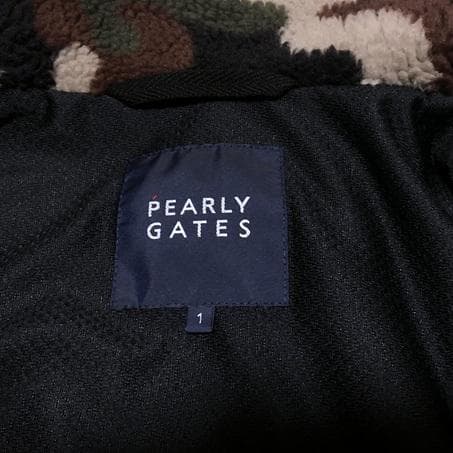 未使用 PEARLY GATES 迷彩 ボア ベスト 1