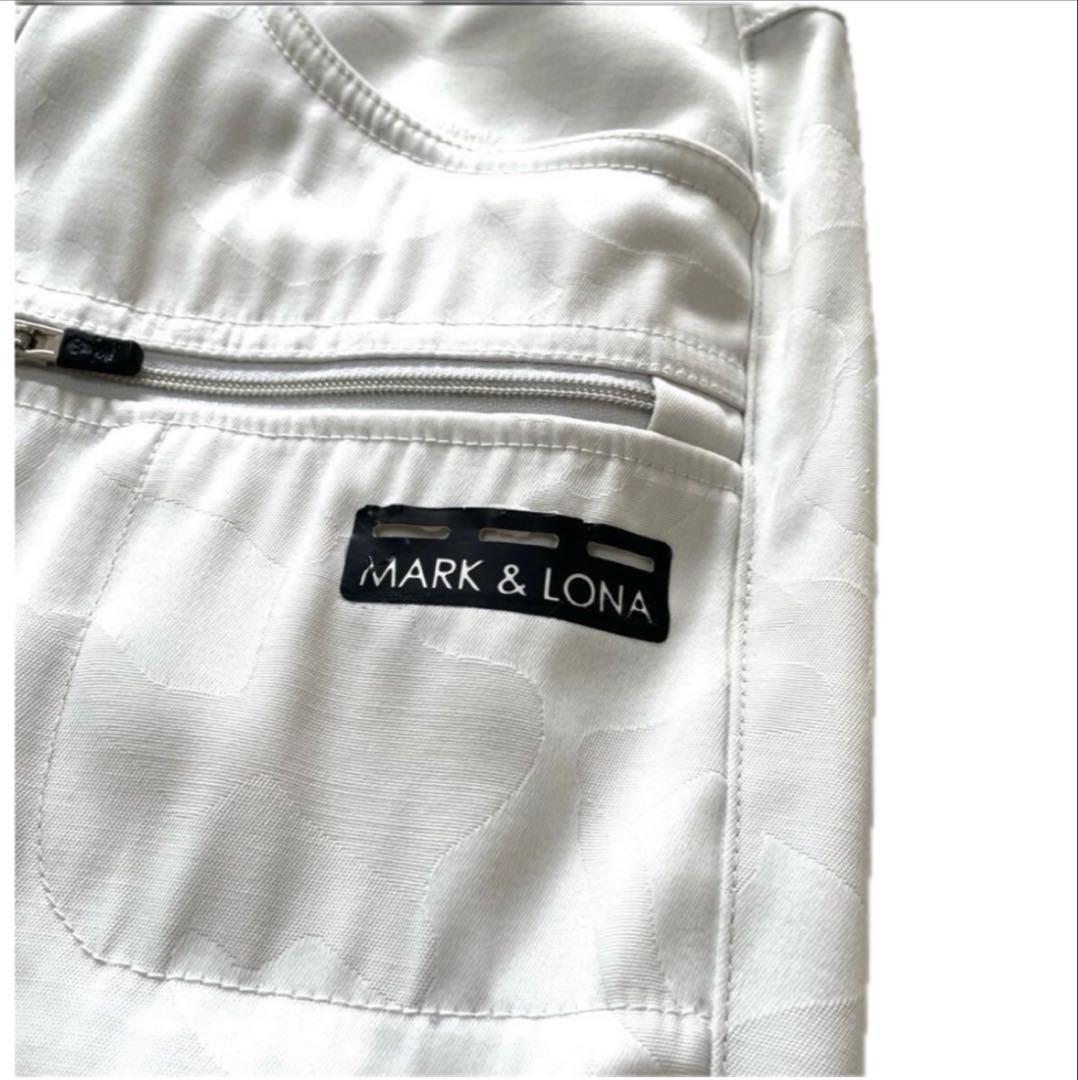極美品 MARK&LONA ホワイト 春夏秋 メンズ 46サイズ