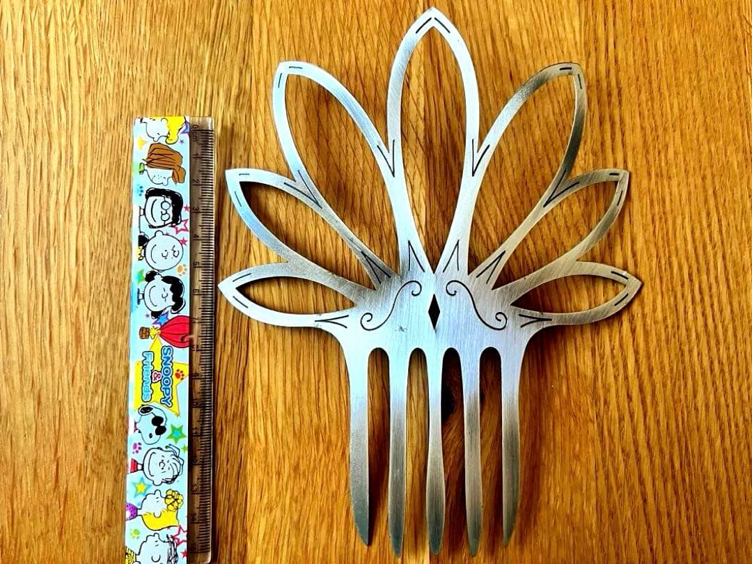 [新品] ペイネータと耳飾りのセット! メタルxイエロー