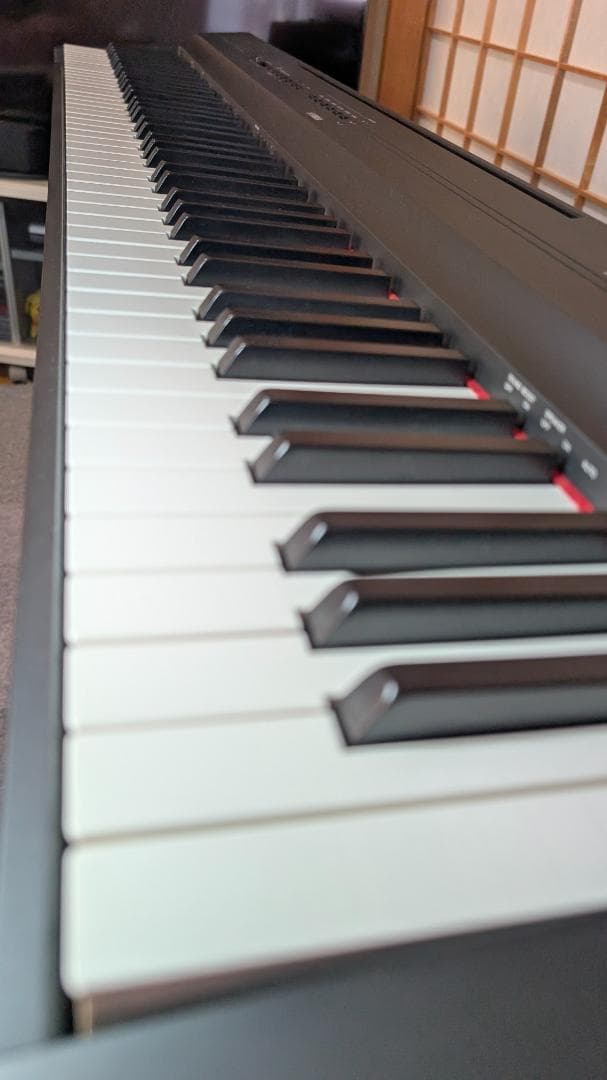 【美品】YAMAHA P-125B、専用スタンドL-125B、ペダルFC3A