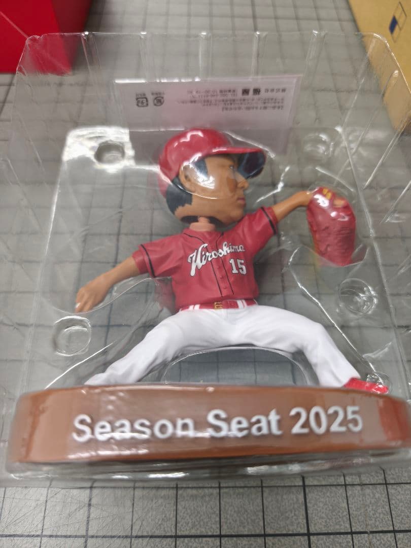 Carp Season Seat 2025 限定版　黒田博樹ボブルヘッド