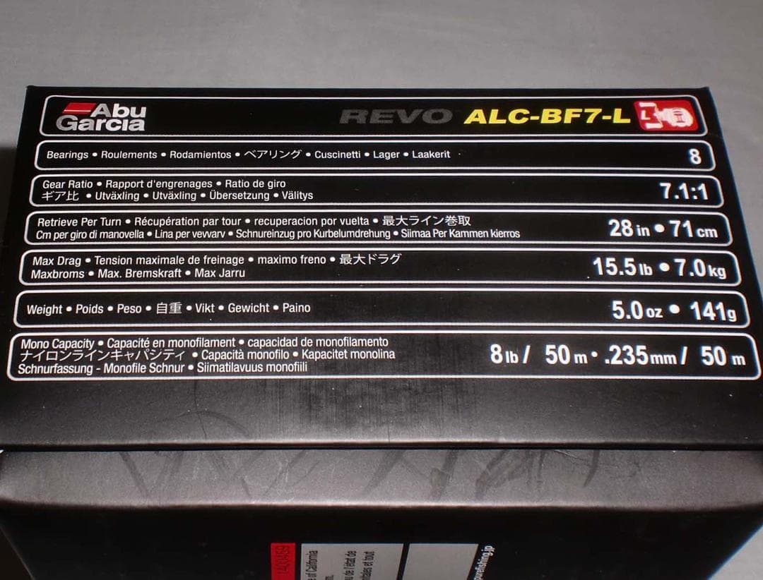 アブガルシア　レボ　エーエルシー　ＢＦ７（Revo ALC-BF7）『左巻』新品