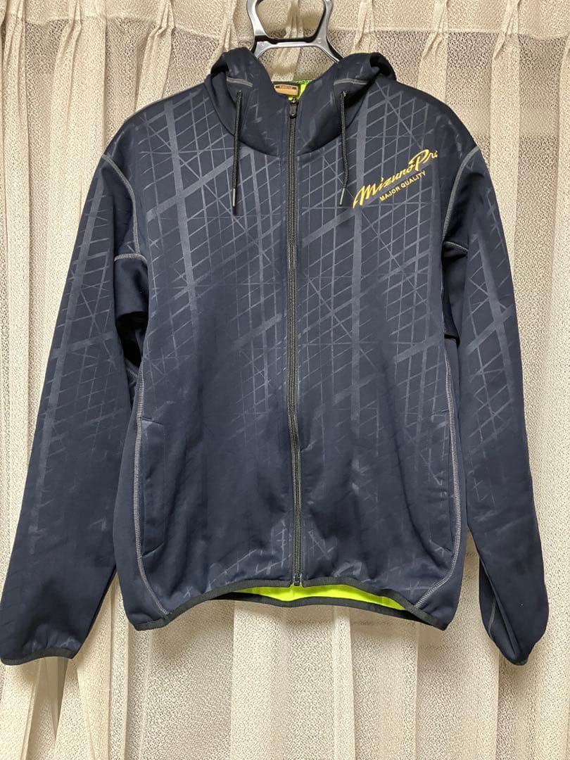 Mizuno Pro ネイビージャージ　プロテックシールド フルジップパーカー