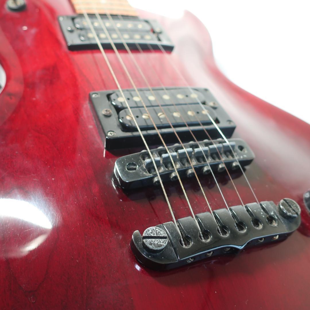 Aria Pro Ⅱ PEシリーズ エレキギター ケース付 ワインレッド