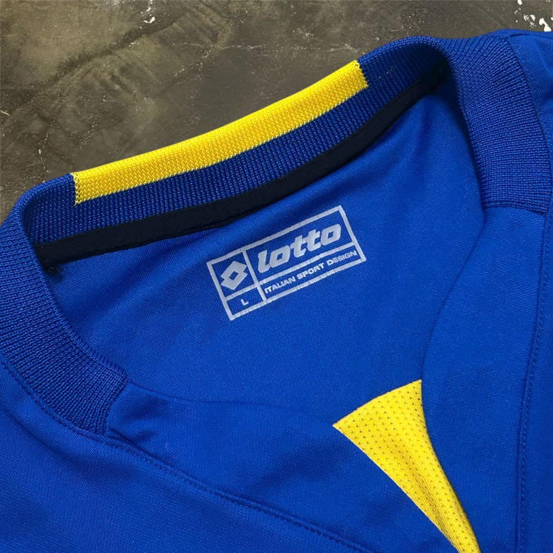 ★LOTTO サッカーシャツ ゲームシャツ ユニホーム AWAY L ブルー