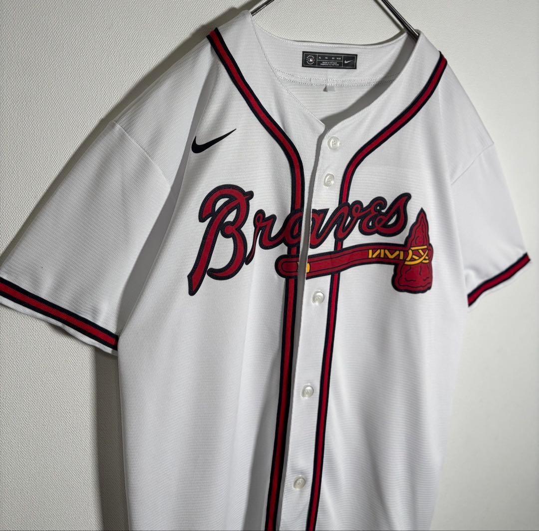 NIKE MLB アトランタブレーブス　ゲームシャツ　ユニホーム