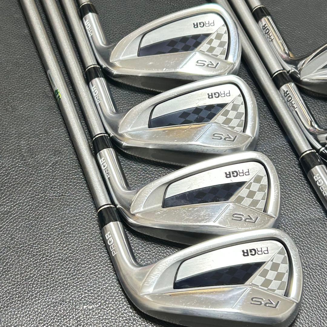 プロギア RS チタンフェース アイアン 7本 純正カーボン M-37 飛び系