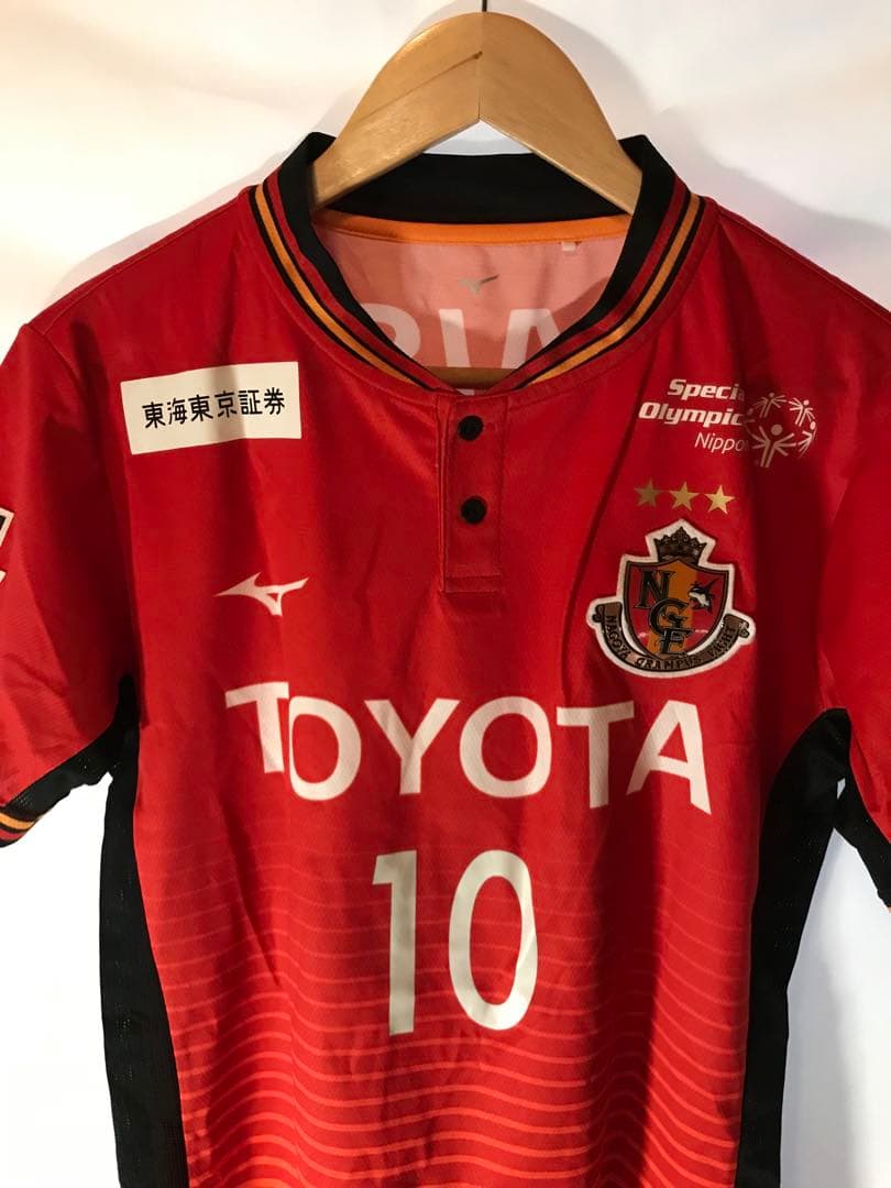 正規MIZUNO名古屋グランパス「10」ガブリエル・シャビエル半袖Lユニフォーム