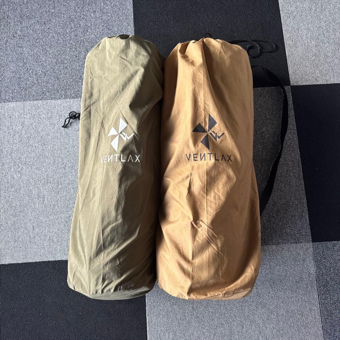 VENTLAX キャンプマット オリーブ　タン　セット