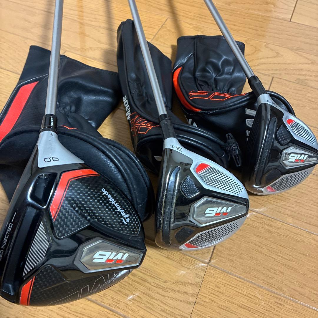 TaylorMade M6 ドライバー、3w、5w、3本セット