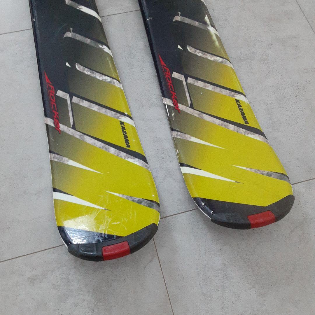 KAZAMA カザマ スキー3点セット 152cm スキーブーツ25cm 大人用