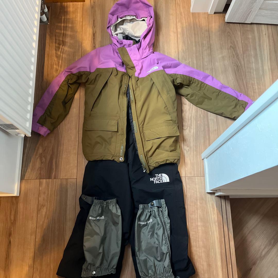 THE NORTH FACE 130センチ　スキーウェアセット　ゴアテックス