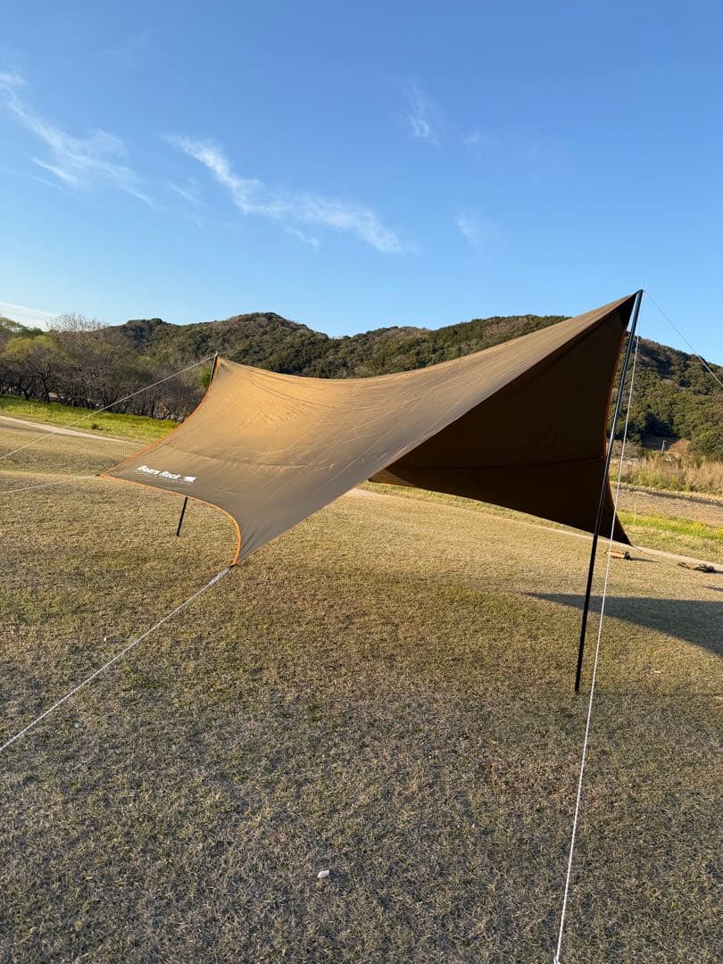 ヘキサタープ！ペアーズロック！210D！1回のみ設営！