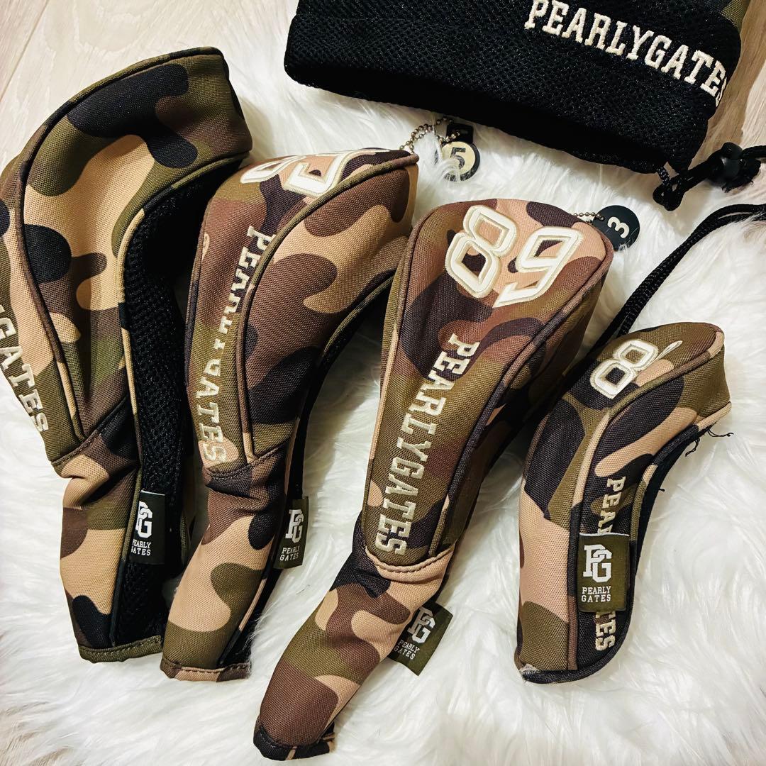 PEARLY GATES パーリーゲイツ　ヘッドカバーセット　迷彩　カモ柄