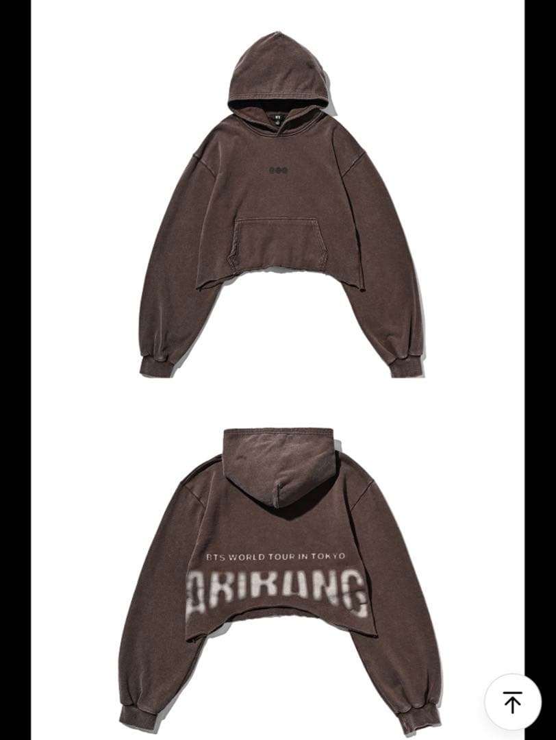 BTS ARIRANG Crop Hoodie Tokyo Brown Lサイズ