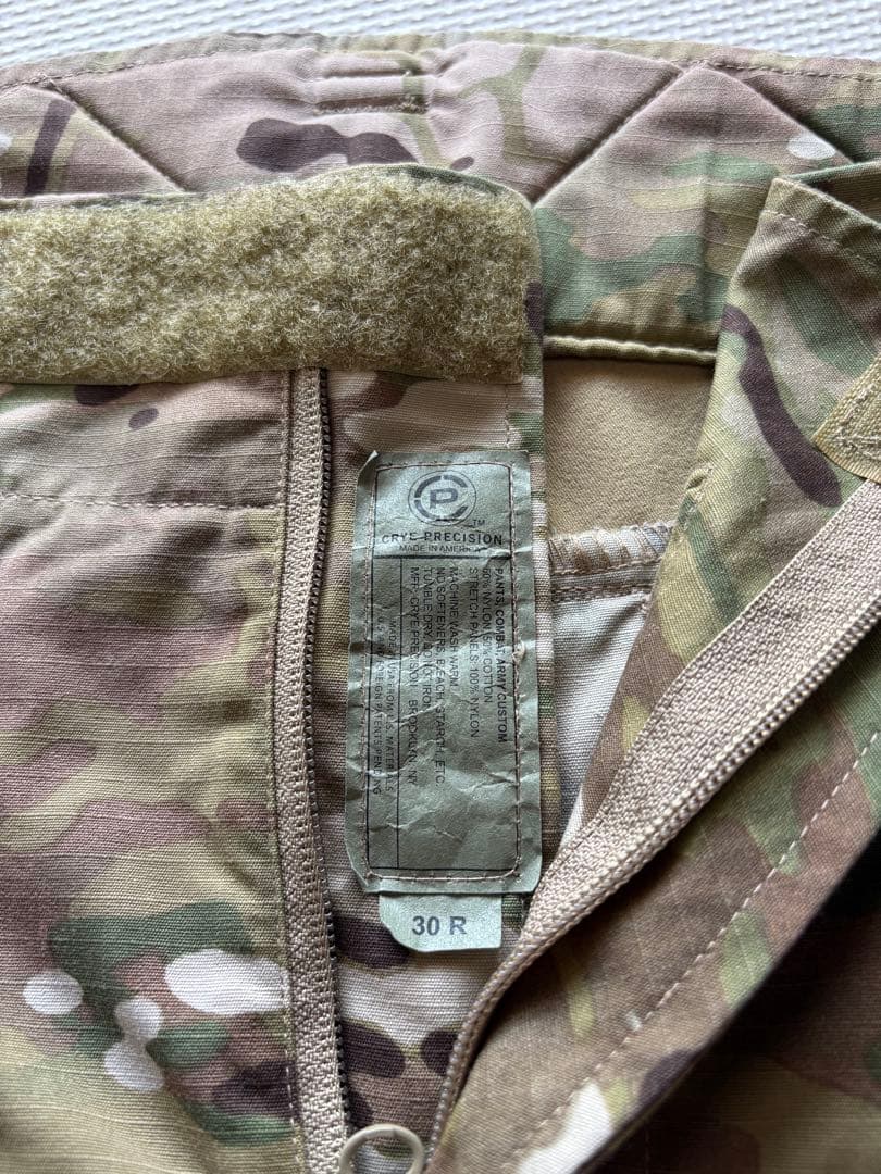 実物　CRYE PRECISION コンバットシャツ、パンツセット