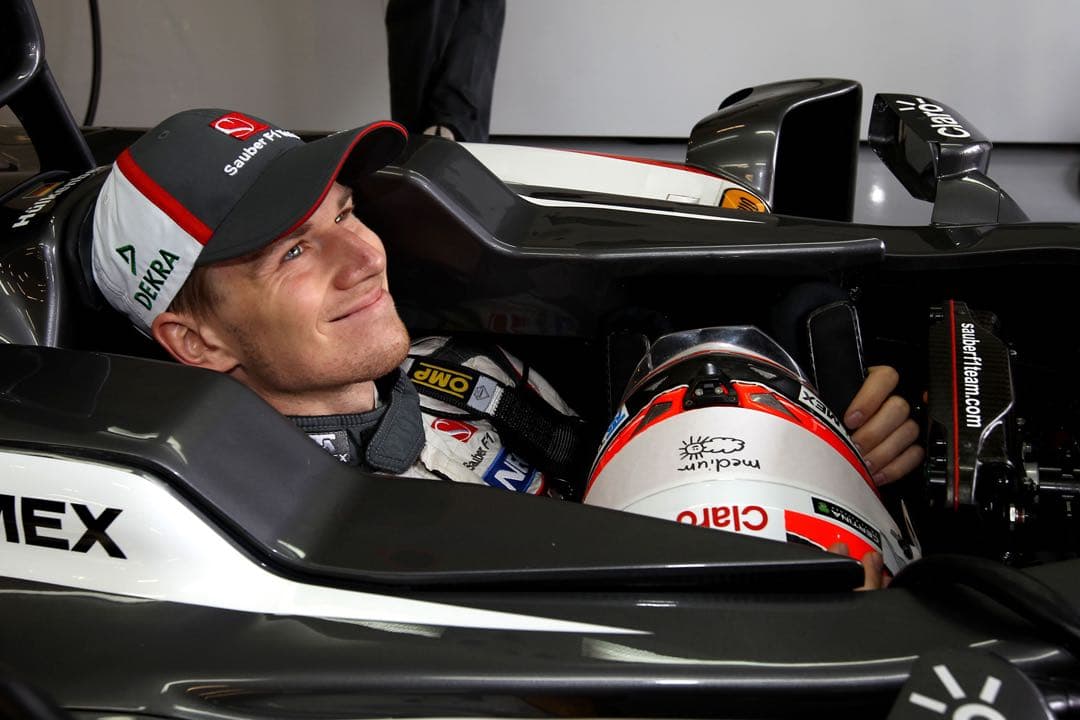 （1点物）F1 ザウバー ニコヒュルケンベルグ直筆サイン入り1:43