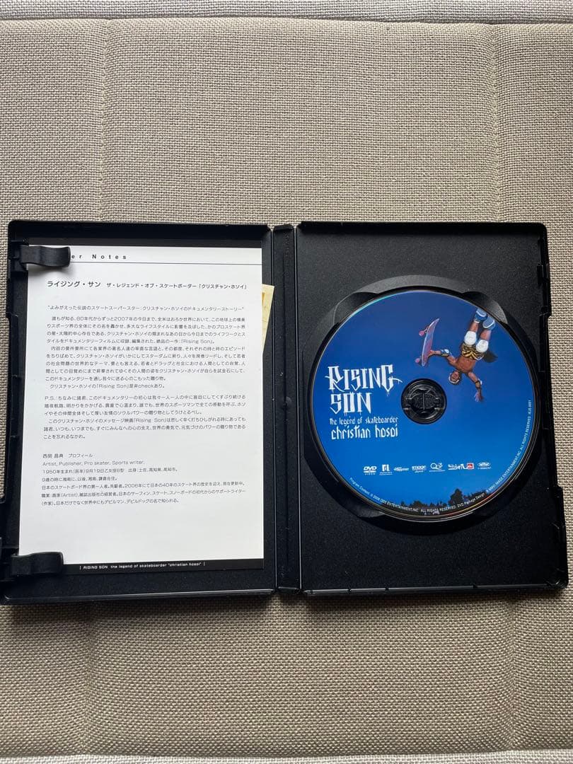 クリスチャンホソイ　ライジングサン　DVD スケートボード