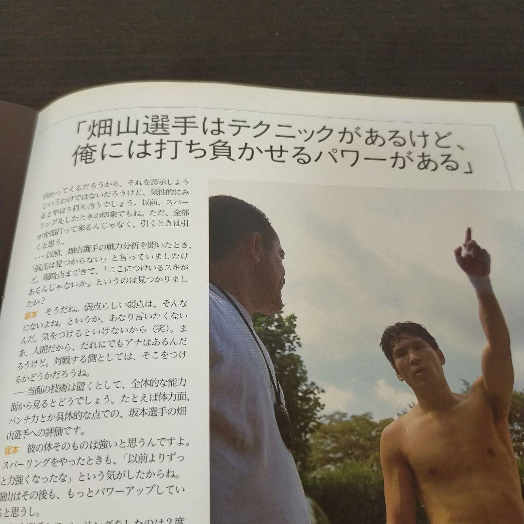 畑山隆則×坂本博之 戦パンフレット