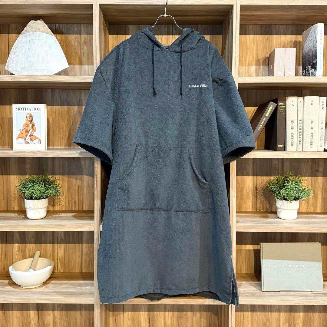 サーファーに☆LUSSO SURF お着替えポンチョ　グレー