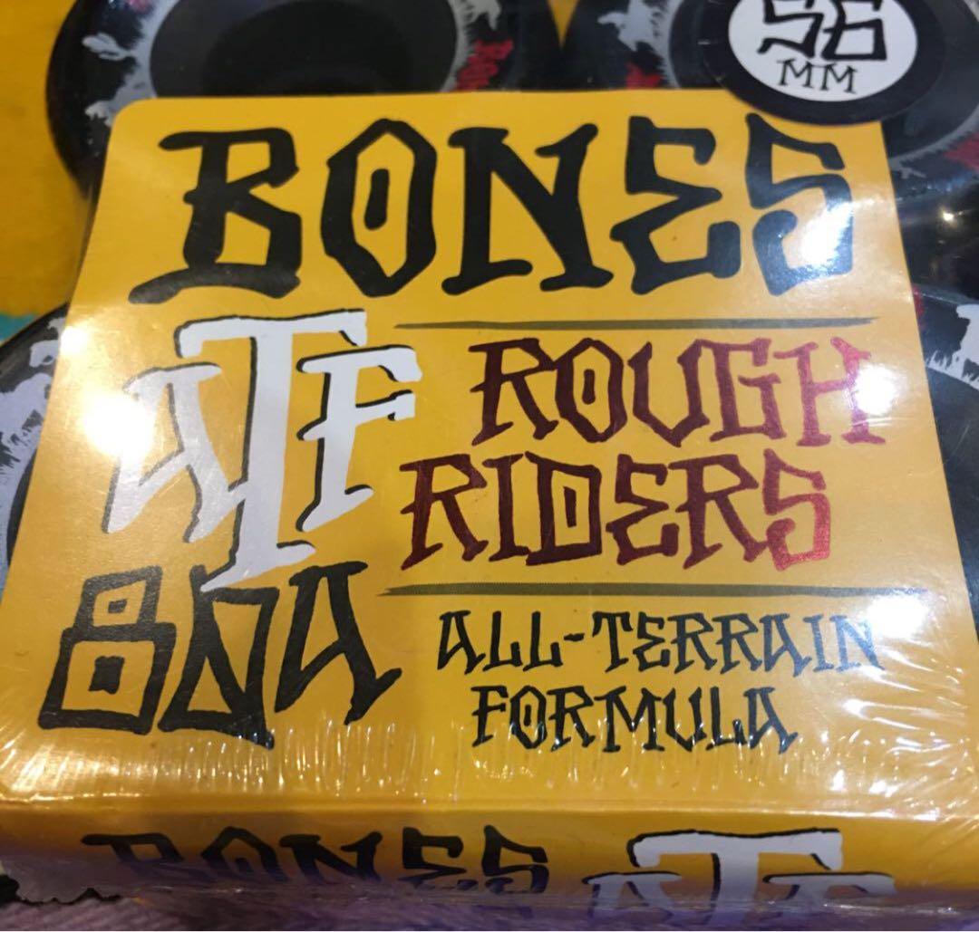 BONES スケートウィール  ラフライダー　56mm ブラック