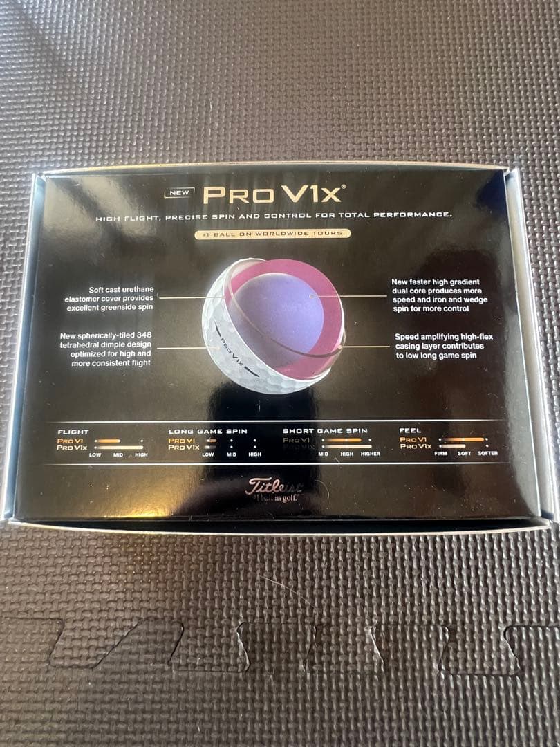 新品　Titleist Pro V1x ゴルフボール 3ダース
