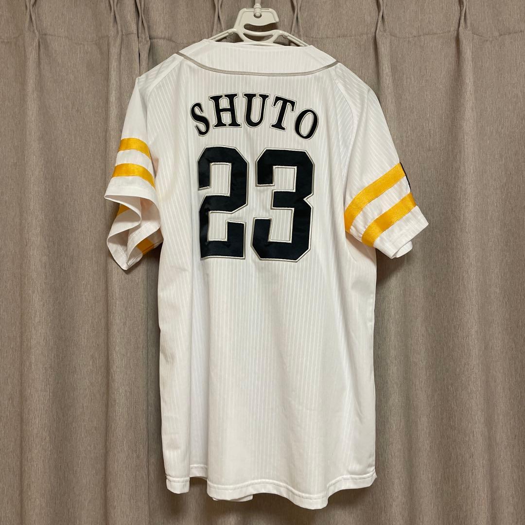 ソフトバンクホークス SHUTO 23 ユニフォーム L 周東