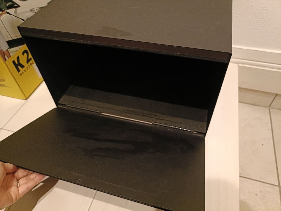 【twmy】美品 Tower 山崎実業 ブレッドケース ブラック 約27L