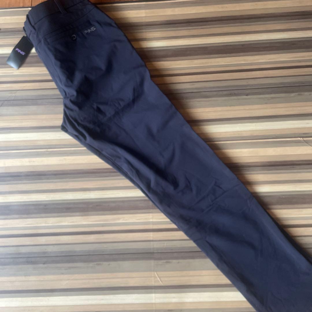【新品タグ付き】PING ゴルフパンツ メンズ 裏起毛 ストレッチ 防寒W80