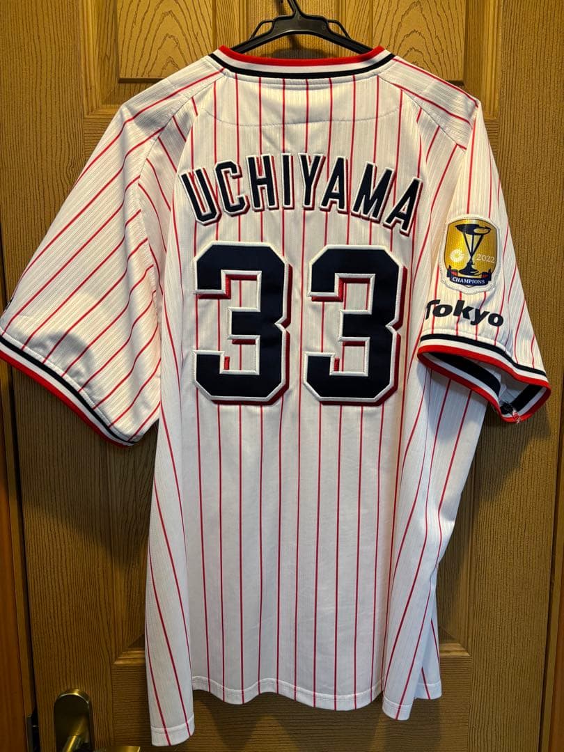 東京ヤクルトスワローズ　内山壮真ユニフォームXL