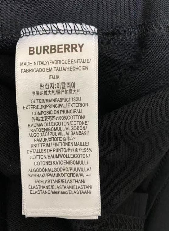 BURBERRY ロゴ Tシャツ ブラック M